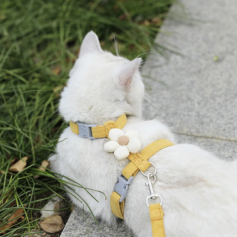 Katzen-Geschirr- und Leinen-Sets, verstellbares Hundegeschirr – Bild 4