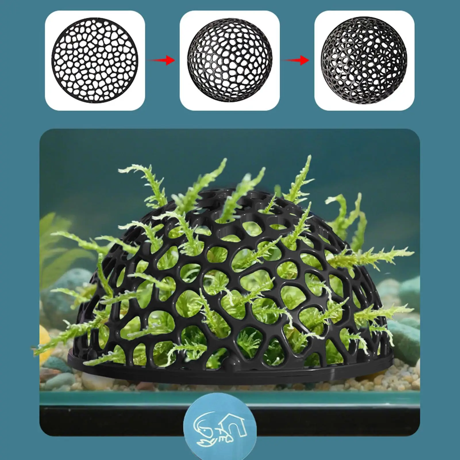 Aquarium Garnelenhaus Höhle Mini poröses Betta Haus Fisch versteckte – Bild 5