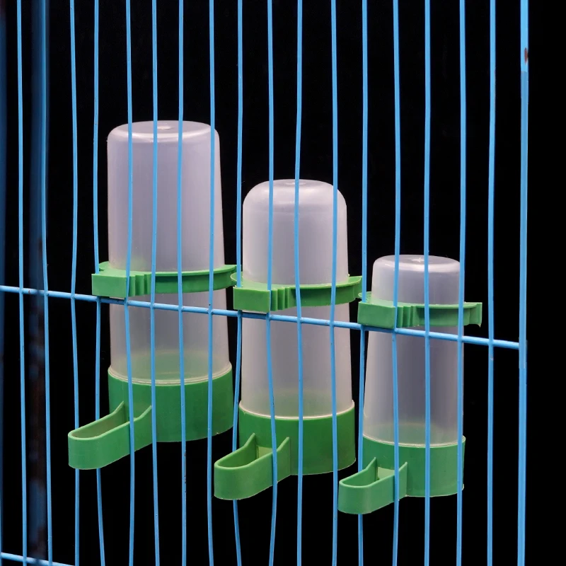 Haustier Vogel Papagei Automatische Trinker Tassen Feeder Flasche – Bild 4