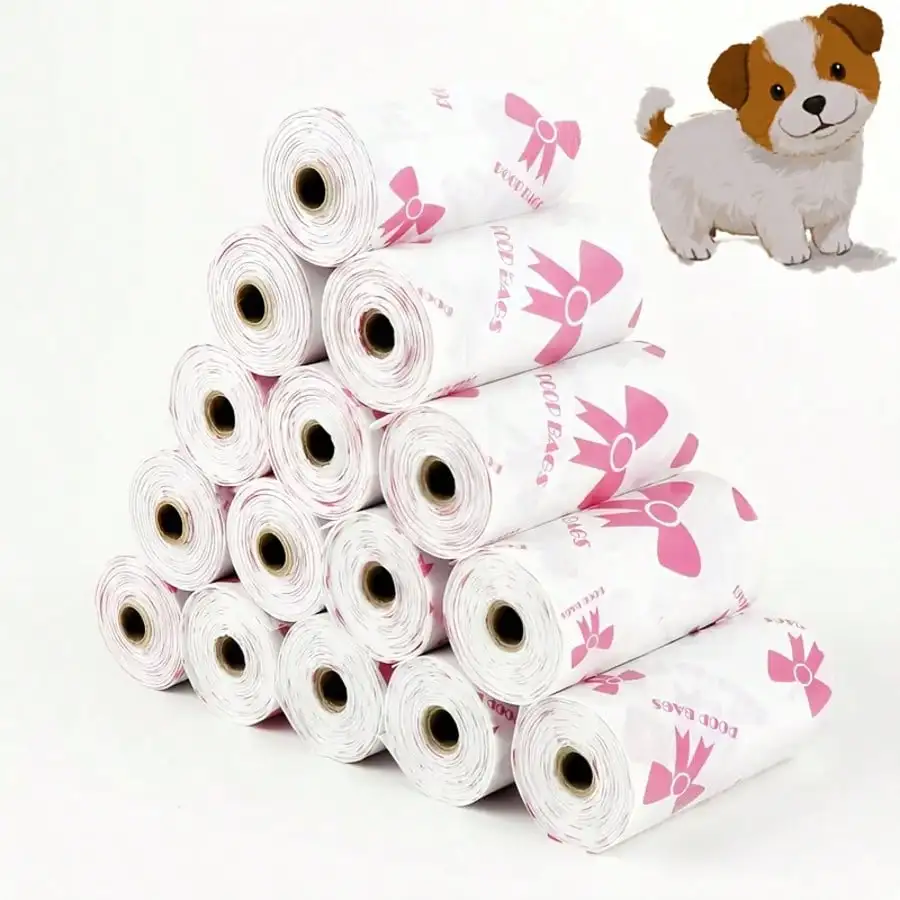 3/6/10/12 Rollen, 180 Stück, superdicke Hundekotbeutel, auslaufsicheres Polyethylen, geeignet für Katzen
