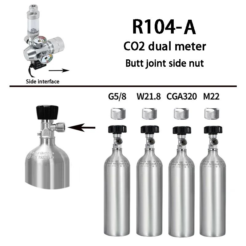 DIY Aquarium CO2-Regler Elektromagnetisches Ventil Blasenzähler – Bild 5