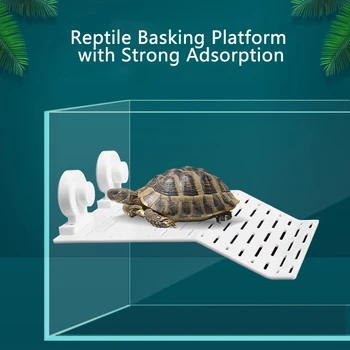 Turtle Basking Drying Resting Sun Platform Mat Dock, Kletterleiter für Amphibien und Reptilien, Turtle Land