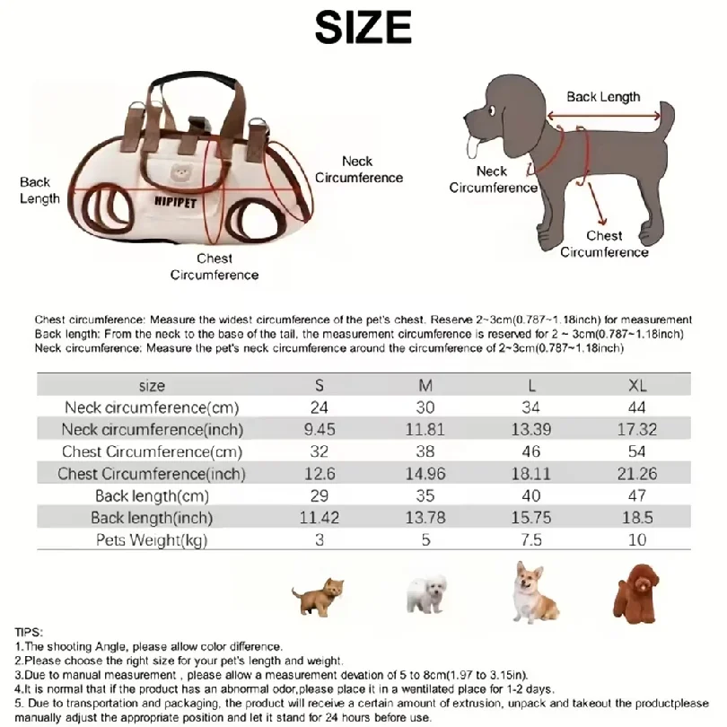 Niedlicher Hunde-Rucksack-Träger - Ideal für Kleine bis Mittelgroße – Bild 4