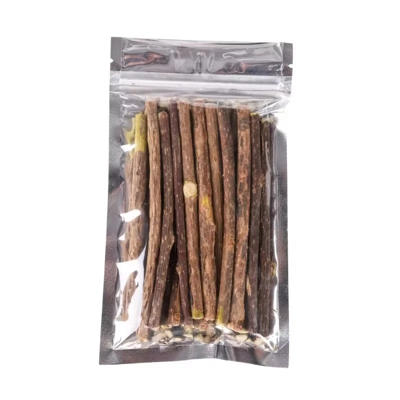Katzenminze-Kaustäbchen 20 Stück, Natürliche Holzminze-Katzenspielzeuge - zur Zahnreinigung & Unterhaltung